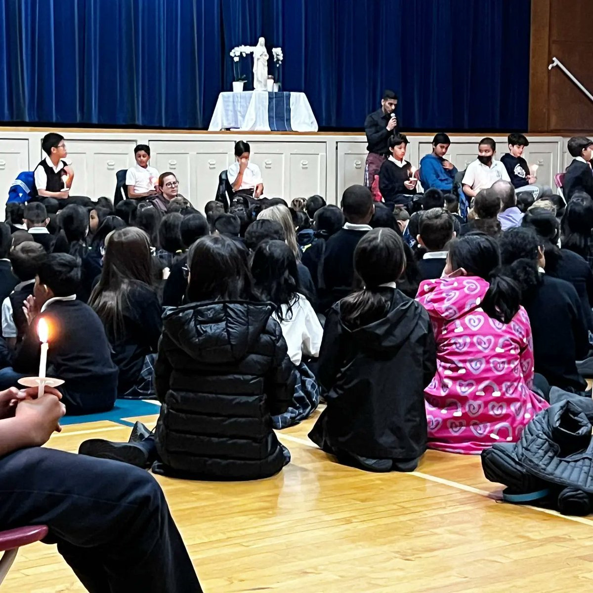 icdeltaschool's tweet photo. Today, our grade 6 classes led the living Rosary for the whole school and what a beautiful sight to see!🙏

#livingrosary  #grade6 #icdeltaprays #icdeltalife #icdeltastaff https://t.co/UoM4eLVqFD