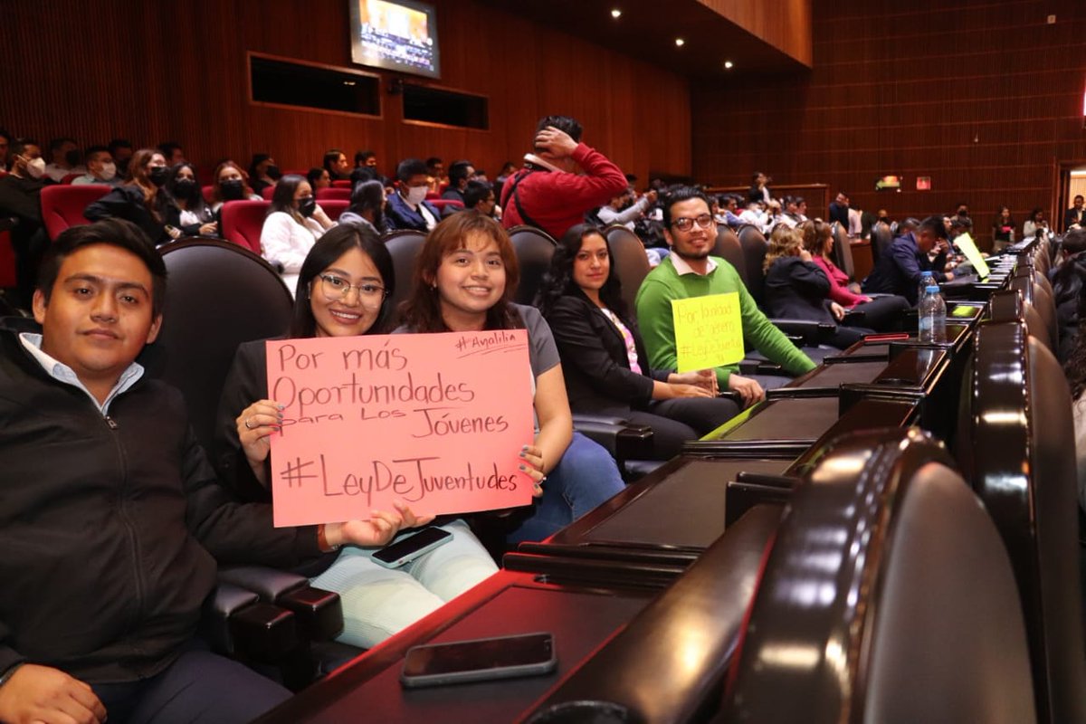 AnaLiliaHerrera's tweet image. El momento de la juventud es hoy; estamos en @Mx_Diputados presentando la iniciativa de la #LeyDeJuventudesYA.
