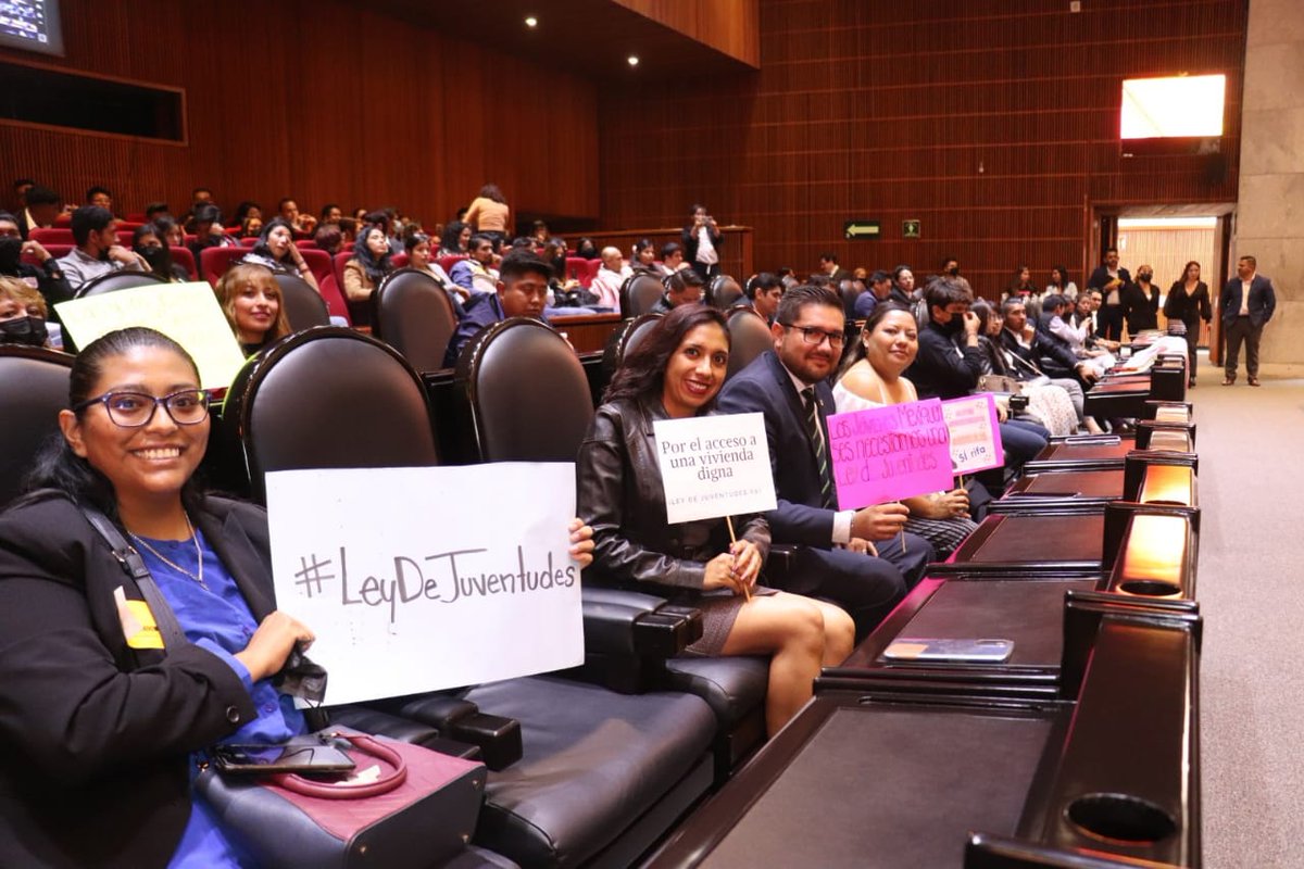AnaLiliaHerrera's tweet image. El momento de la juventud es hoy; estamos en @Mx_Diputados presentando la iniciativa de la #LeyDeJuventudesYA.