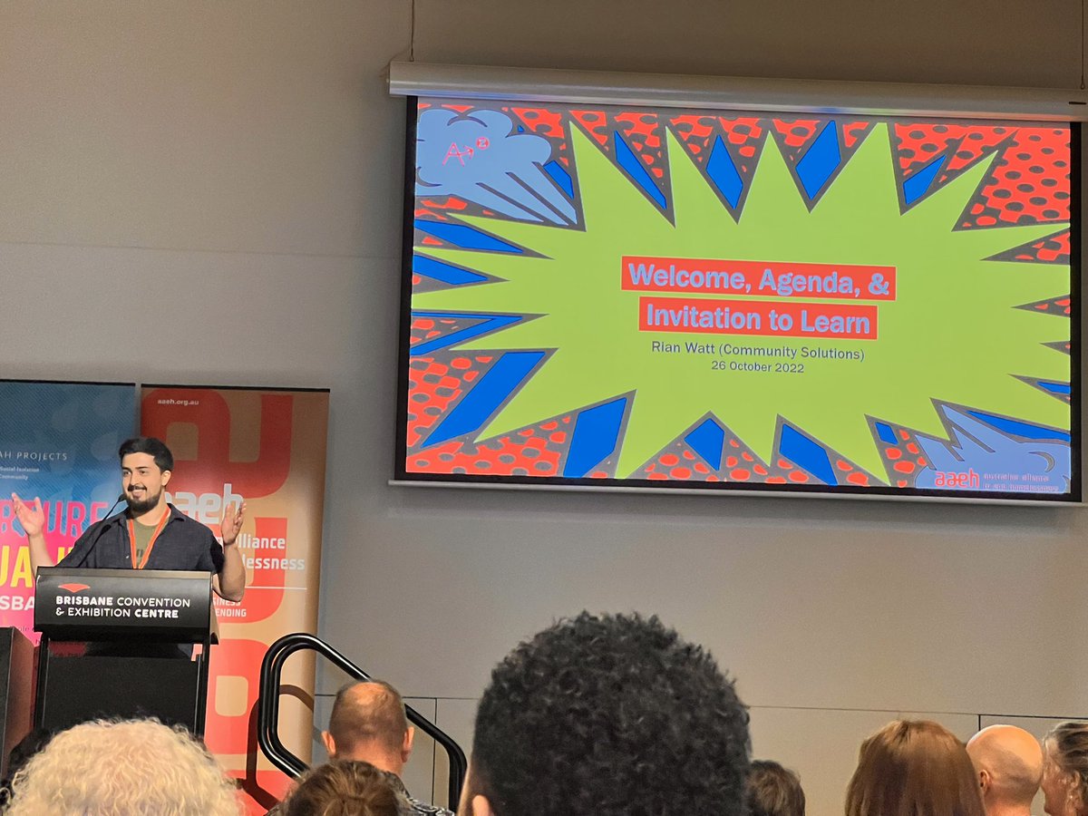 ‘Ending homelessness is difficult but we can do it if we’re willing to learn.’ @rianwatt opens the Zero Homelessness Summit in Brisbane #homelessissolvable #zerosummit22