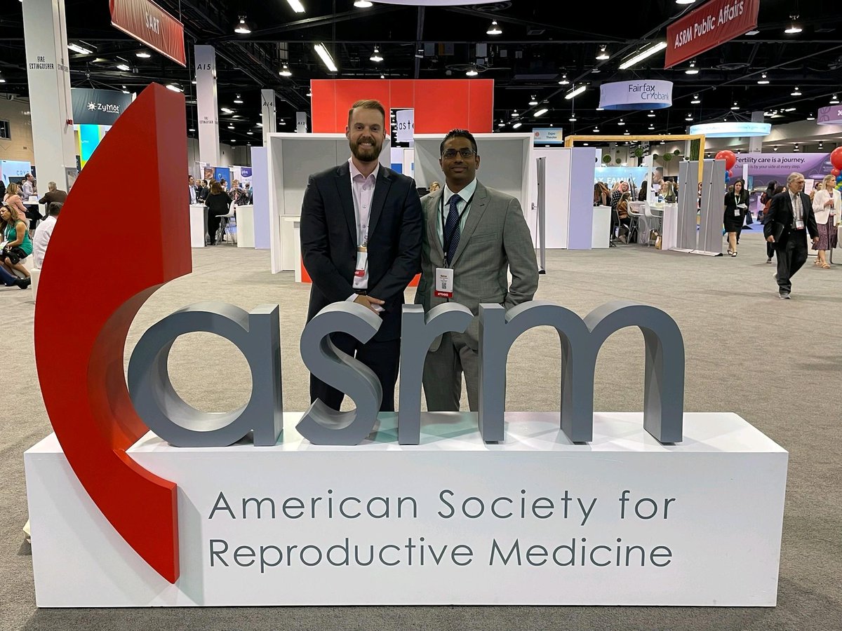 Hanging out with <a href="/DrNannanT/">Dr. Nannan Thirumavalavan</a>  at #ASRM2022