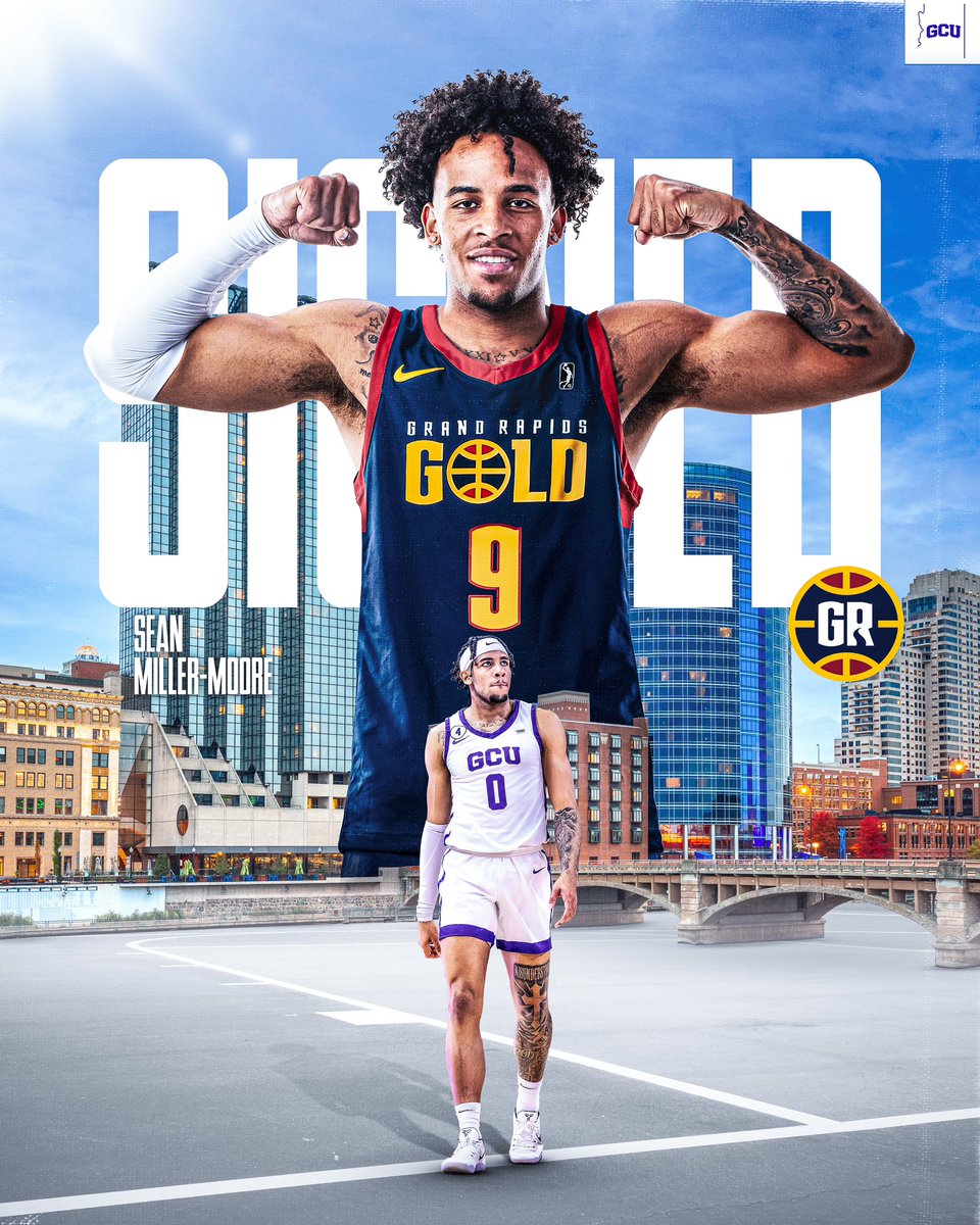 𝙂-𝙇𝙚𝙖𝙜𝙪𝙚 𝙇𝙤𝙥𝙚. ⛏️🙌

GCU MBB alum Sean Miller-Moore has signed a training camp contract with the Denver Nuggets’ G-League affiliate, the Grand Rapids Gold. #LopesInThePros