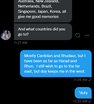schneiderlorax's tweet photo. Little while back I did the "respond to a bot as if I was Aragorn" bit that everybody does. https://t.co/NWLYZuCqlz