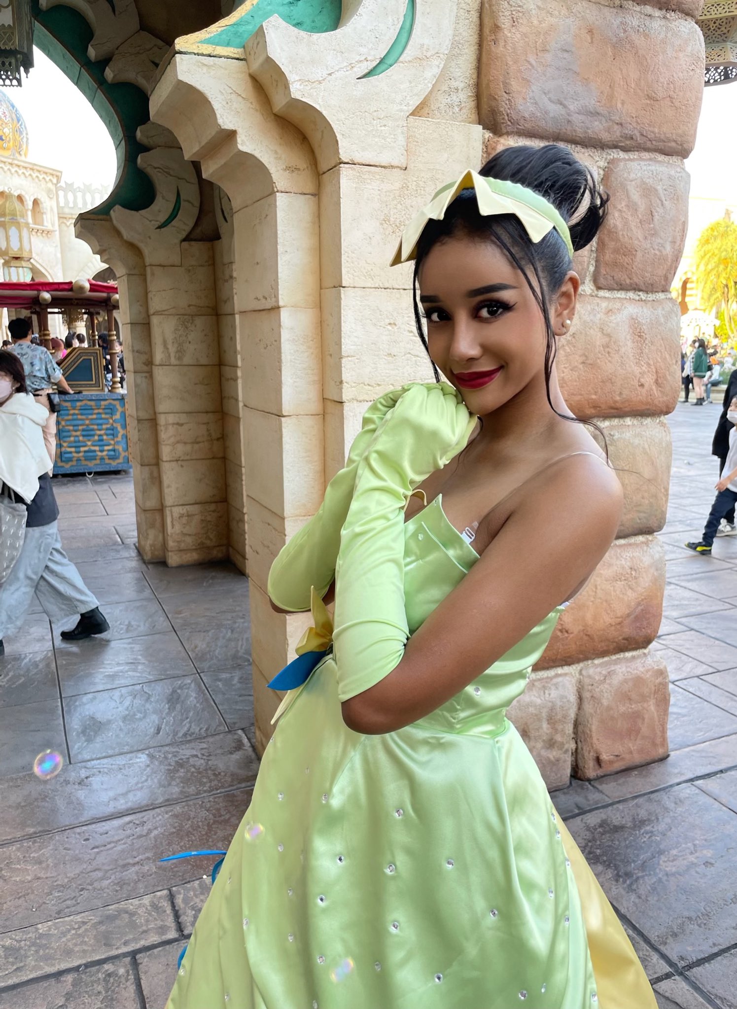 ディズニー プリンセスと魔法のキス ティアナ ドレス Dハロ 衣装仮装 ディズニー プリンセスと魔法のキス ティアナ ドレス Dハロ 衣装仮装