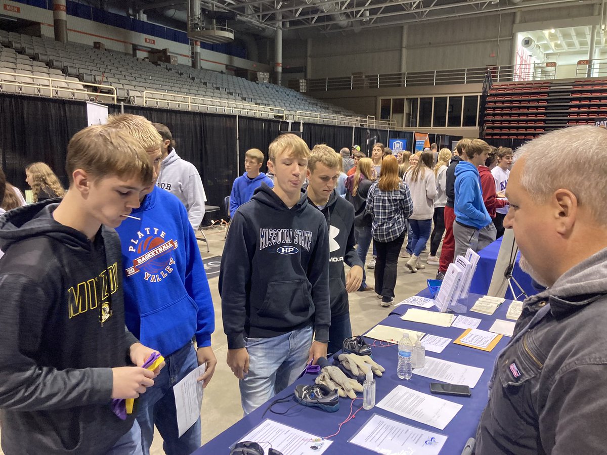 JC123Eagles's tweet photo. Jefferson junior and seniors attended the My Success Event in St. Joseph this past week.  At the event students were able to learn about many different career opportunities available in our area. https://t.co/4Z2hN3cRnA