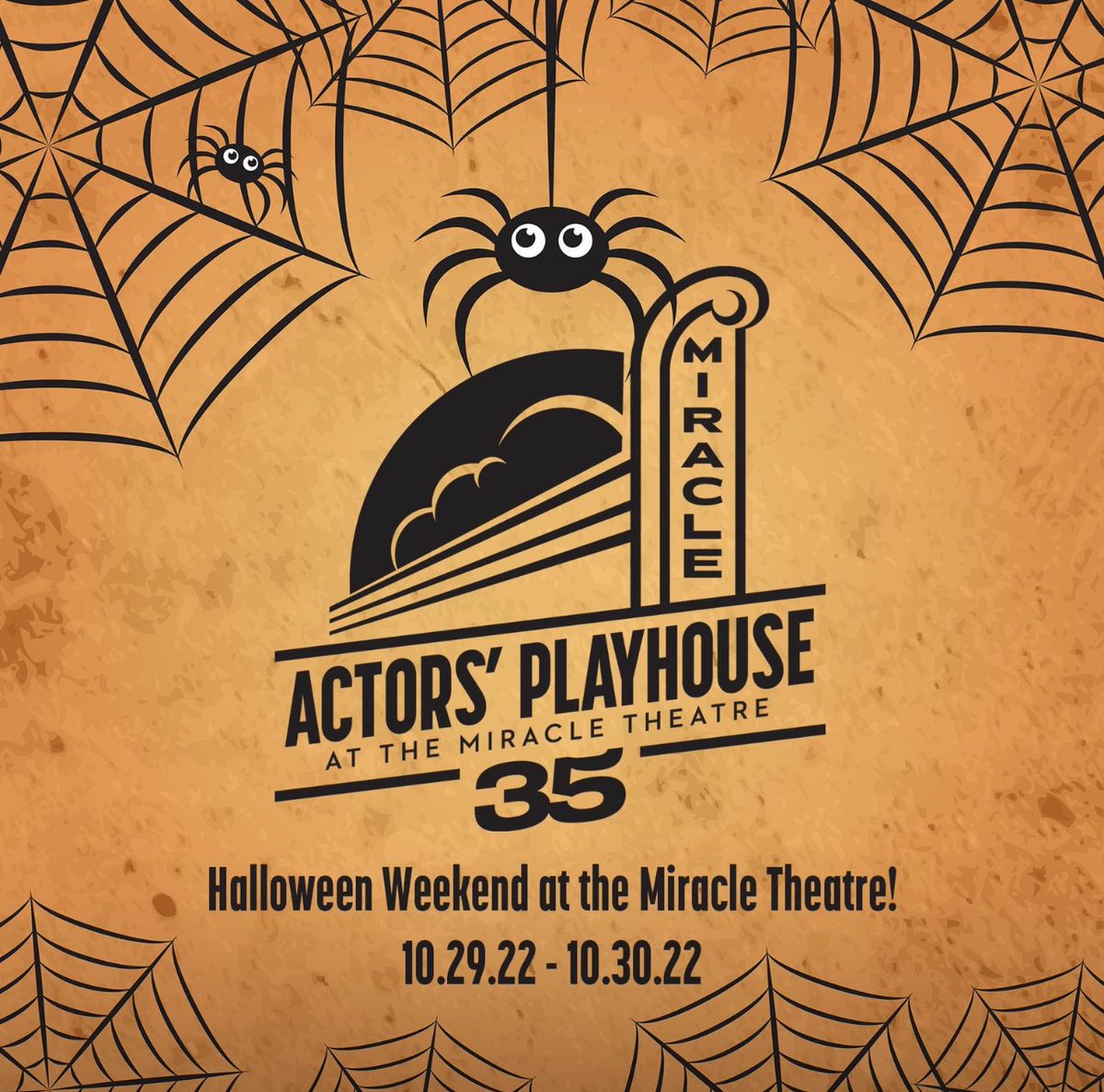 MinaPresents's tweet image. .@APMiracle invites families to celebrate #Halloween 🎃 Weekend 10/29 & 10/30
2:00 p.m. Charlotte’s Web
3:45 p.m. Character Greetings
4:00 p.m. Actors’ Playhouse #MusicalMiracles present Disney on Broadway
4:30 p.m. Costume Parade
More: actorsplayhouse.org #MiracleTheater