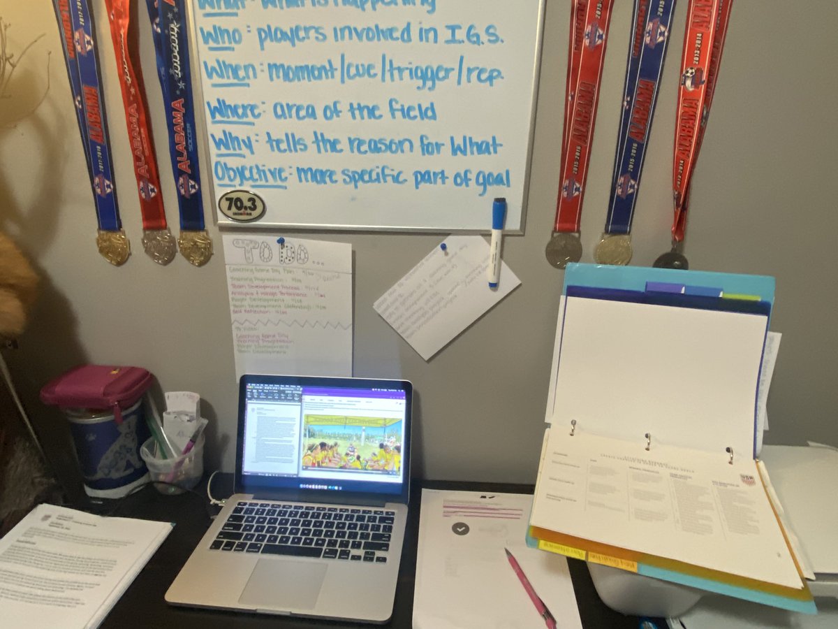 coachkat18's tweet photo. Tell me you’re taking a coaching course, without telling me you’re taking a coaching course.
The pursuit of learning the game and following your dreams never stops!!!
#ussoccer #coachingeducation #Bcourse https://t.co/8uUCA5Pw9p