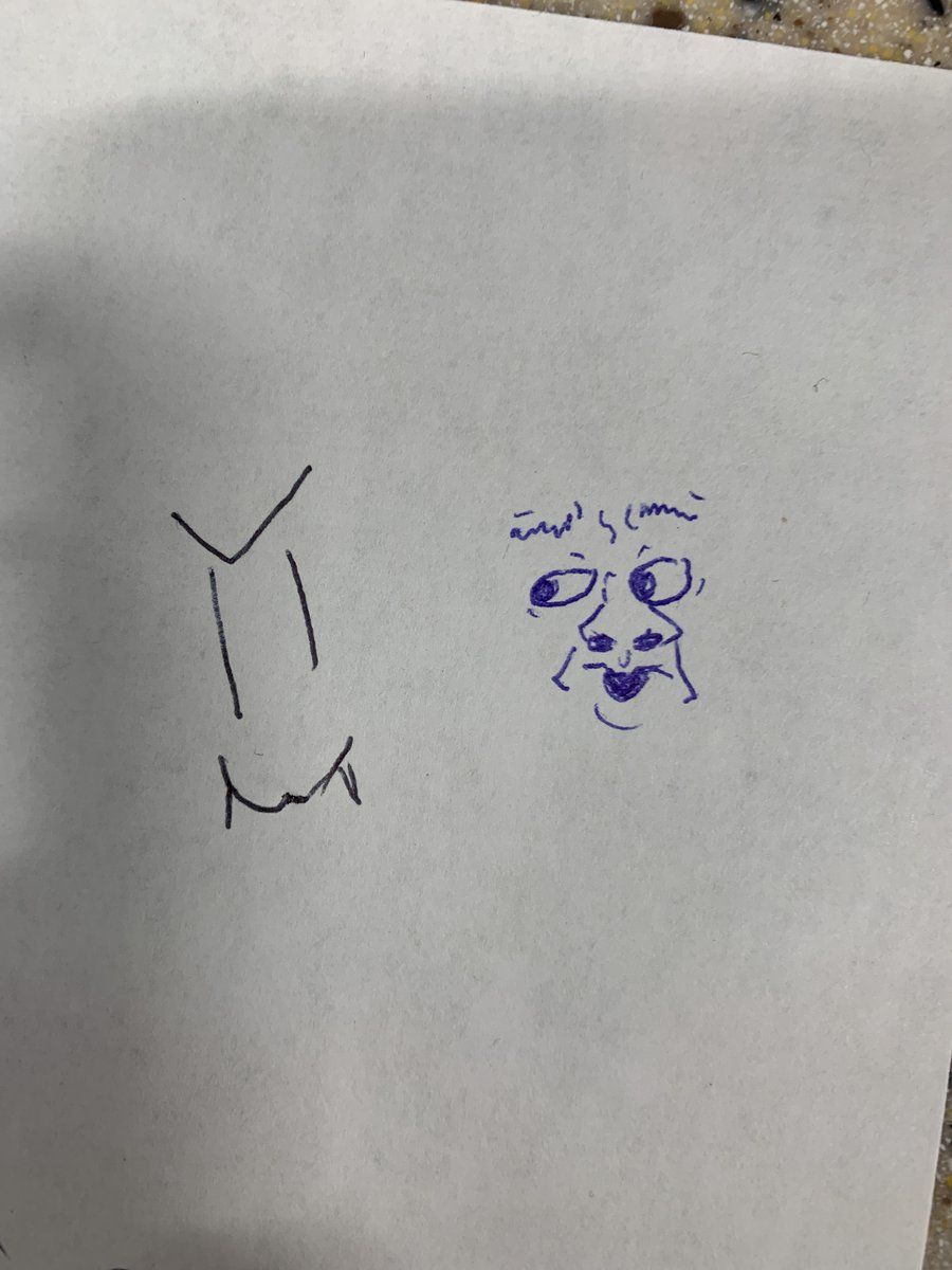 yaboiyeeyo's tweet photo. #doodlesatwork #DragonBallZ #DBZ Broly Poggers. a co worker drew something so i drew something near it, and then... https://t.co/pwsGN0GwQM
