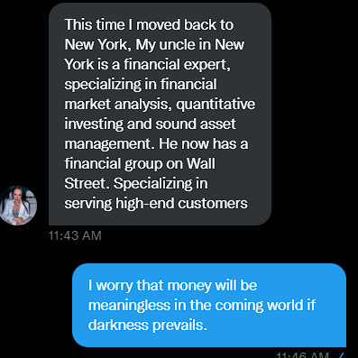 schneiderlorax's tweet photo. They tried to get Aragorn to invest in Crypto. https://t.co/XTAaw4NCBg