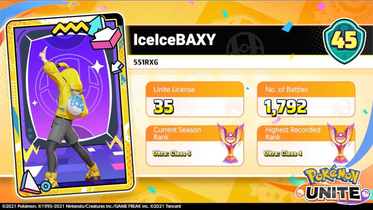 iceicebaxy's tweet image. Climbing - thanks to @TheLouche - his YT videos drastically changed my win rate!!  #microandmacro #PokemonUNITE #NintendoSwitch