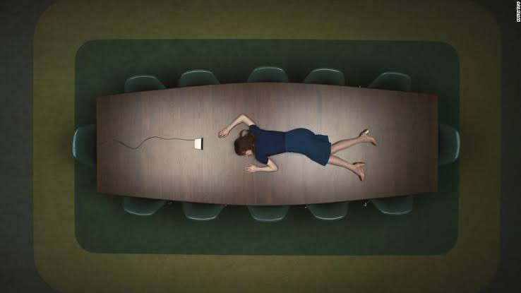 otherellaroby's tweet image. The colour design in Severance is the palette of my soul.