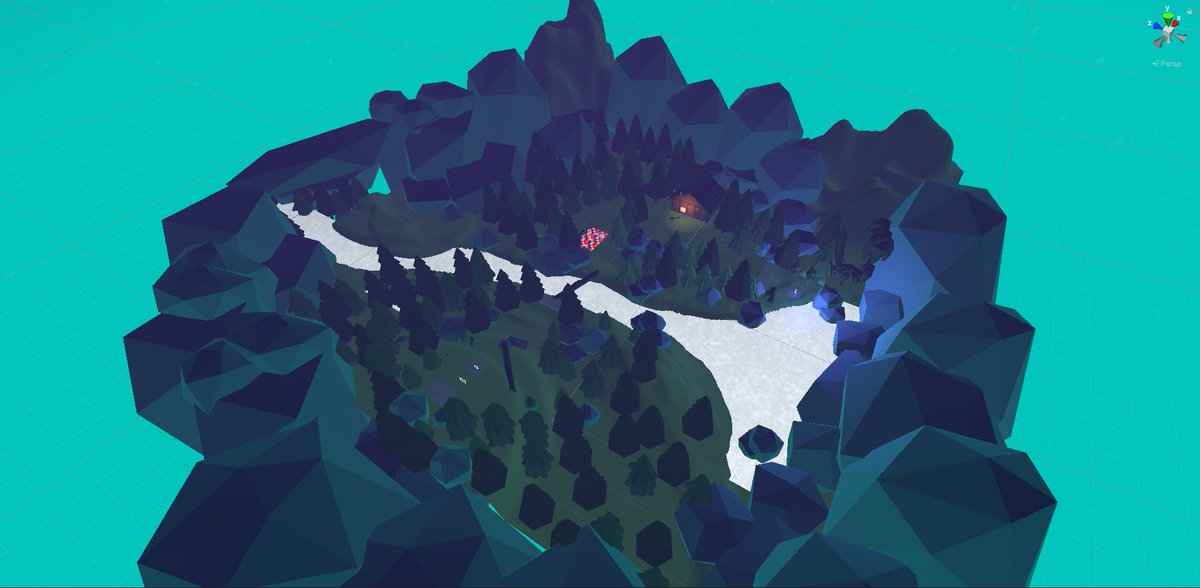 A Fun little level I did for a School VR Project! Was a take on doing the forest and little cabin from Snow White and the Seven (Crunked Up) Dwarves 

#Blocktober #madewithunity #Unity #gamedev #gamedesign #leveldesign #blockout