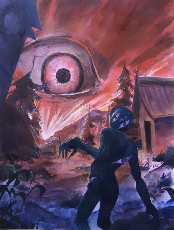 Rednael_'s tweet photo. Hey ! Je sors bientôt ma première BD et je suis full stressé à l'idée de lui trouver un public !

Je vous présente SALIVE, une histoire d'horreur dans un camp de vacances 👁️

A 100RT je poste les deux premières pages ! https://t.co/Bjvjzp3D15
