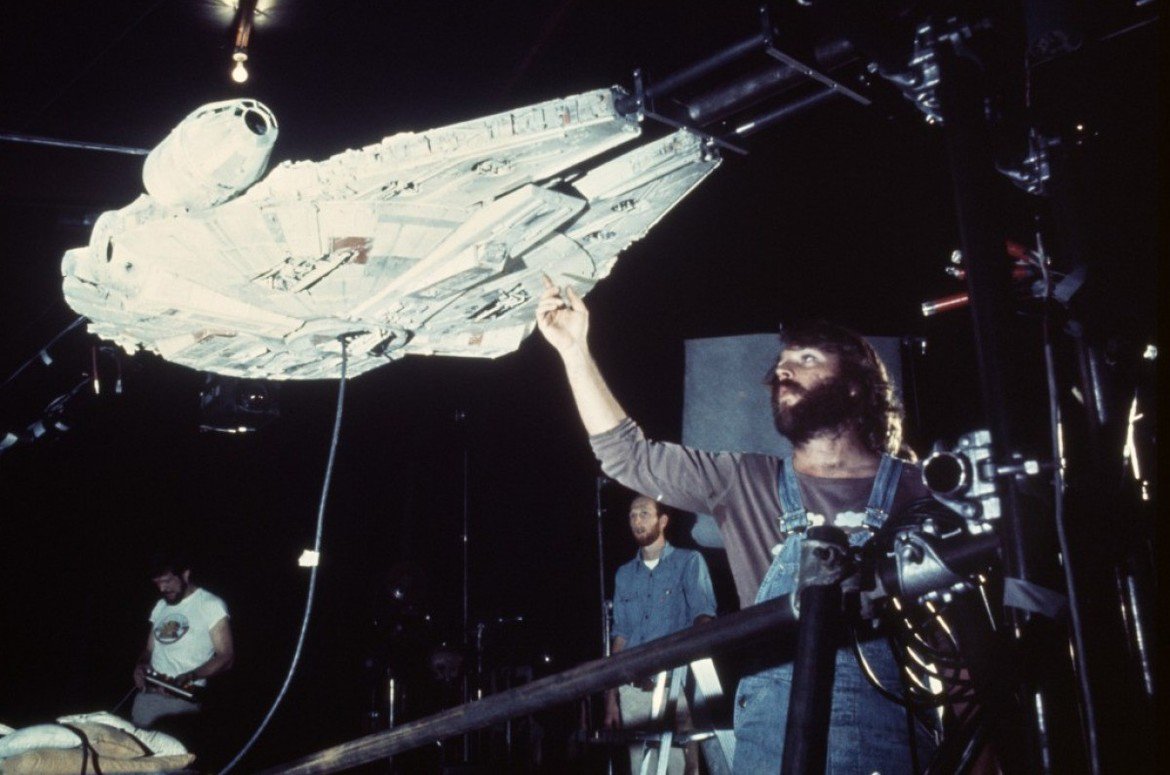 TheSpaceshipper's tweet photo. Star Wars (1977): Building the Falcon

Many commercial model kits were used to "kitbash" the models. https://t.co/7jrYXteGyT
