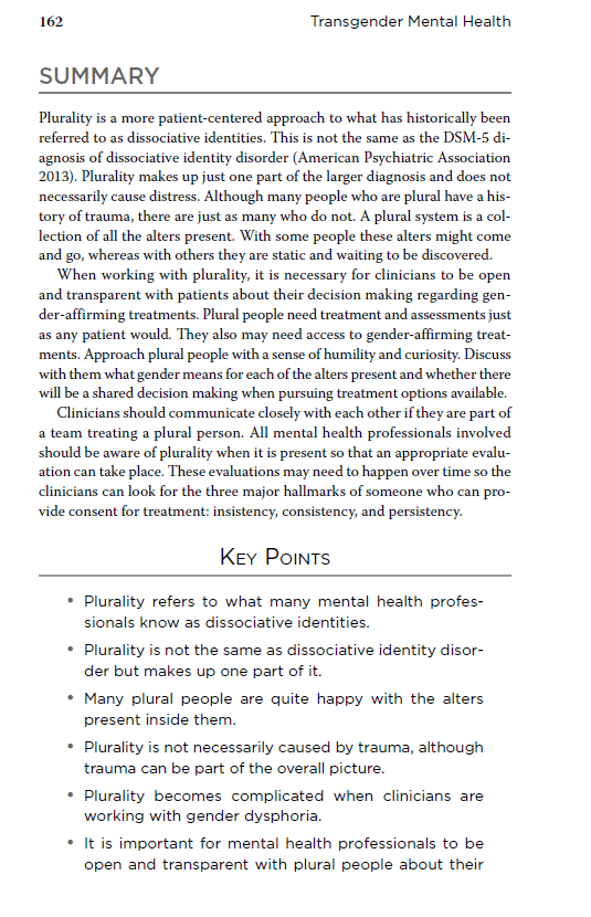 houseNYX's tweet photo. https://t.co/uKj3zmFfJo
#syscourse #endogenic #endogenicsystems
Transgender Mental Health
Author(s): Eric Yarbrough
Publisher: American Psychiatric Association Publishing, Year: 2018
ISBN: 1615371133,9781615371136 https://t.co/ZksWjVphAS
