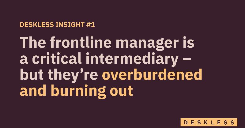 nudgeforwork's tweet photo. One of the most important insights we uncovered in The Deskless Report 2022/2023 was the pivotal role of the #frontlinemanager 👇👇👇