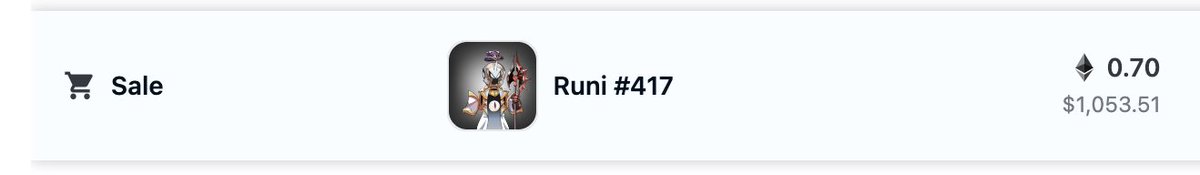 A #runi has already sold for $1000+

#splinterlands