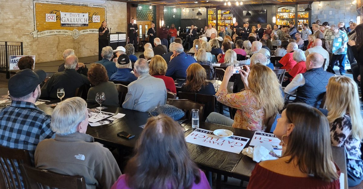 Great to have @GOPChairwoman in Delaware County today for a GOTV Rally for <a href="/DaveGalluchPA/">Dave Galluch</a>!!! We are going to flip #PA5 and send <a href="/marygayscanlon/">Mary Gay Scanlon</a> packing! #LeadRight #KeystoneToVictory #GalluchForCongress
