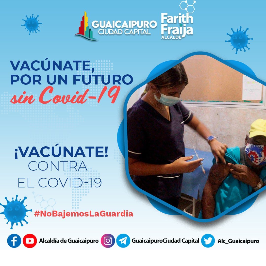 #CuidaTuSalud || Recuerda cumplir las medidas preventivas y de bioseguridad para evitar el contagio y la propagación de la COVID-19

¡Sabemos cómo hacerlo!
¡Cuidémonos! 

#GuaicaipuroCiudadCapital
#RefuerzaTuVacuna
#MujerProtagonistaDeLaPatria