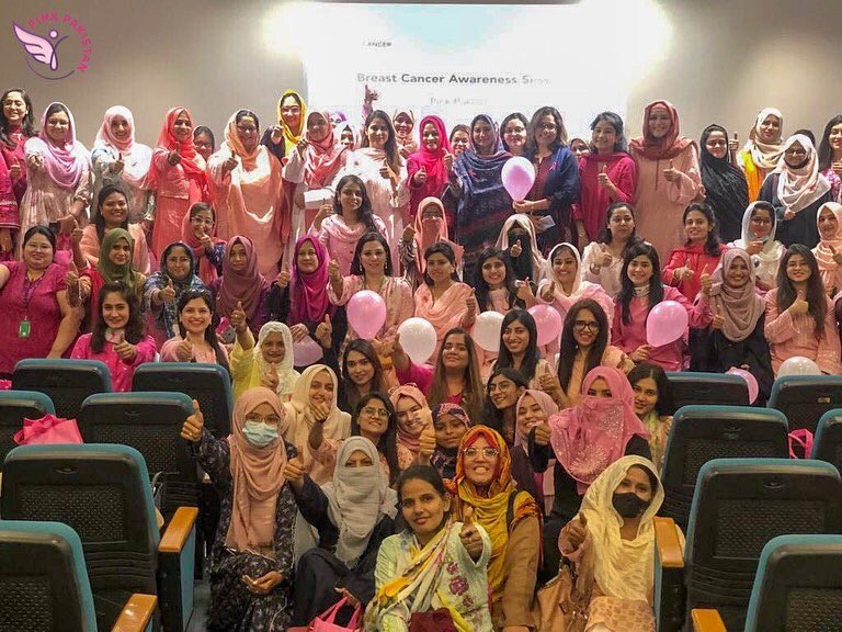 PakistanPink's tweet photo. Pink Pakistan has been working to create awareness in the country for Breast Cancer. President Pink Pakistan Dr. Zubaida Qazi conducted an awareness session at @KElectricPk 

#PinkPakistan #drzubaidaqazi #pinkotber #BreastCancerAwarenessMonth #breastcancerwarrior https://t.co/iSE39JUKTh
