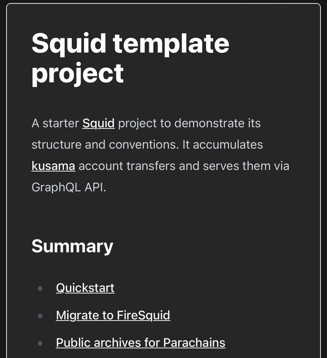 GitArch_xyz's tweet image. #UnstoppableCode hosting unstoppable Squids? 🦑

As a member of the #GitArch🦉 Private Beta, @subsquid has minted their Squid Template repository as an #NFT which is hosted on-chain!

Decentralized &amp;amp; censorship-proof git hosting. Check it out below!

⛓ gitarch.xyz/repo/7