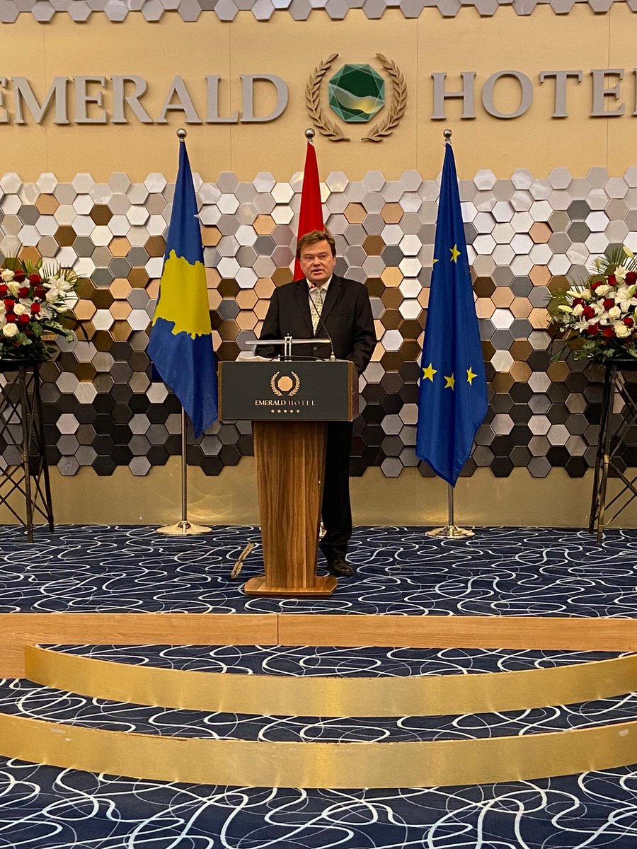 Thank you for celebrating the Austrian National Day &amp; the excellent bilateral relations between #Kosovo &amp; #Austria together! ⁦<a href="/albinkurti/">Albin Kurti</a>⁩ ⁦<a href="/gervallaschwarz/">Donika Gërvalla-Schwarz</a>⁩ #AustriainKosovo ⁦<a href="/MFA_Austria/">MFA Austria</a>⁩ ⁦@ADCinKosovo⁩