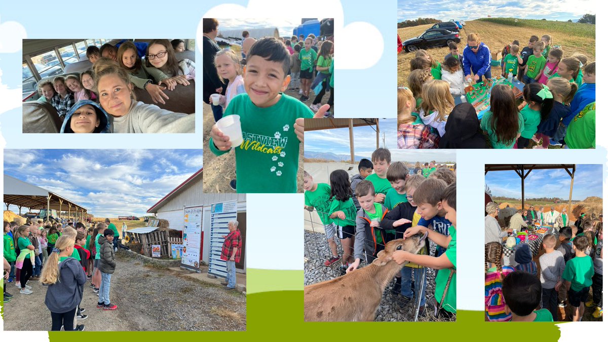 GreenevilleCity's tweet photo. Our third and fourth graders had a great time learning about farm-to-fridge at Horse Creek Farm today! Check out some of their fun photos!
#bettertogether #farmtofridge https://t.co/QmdJR2nsM3