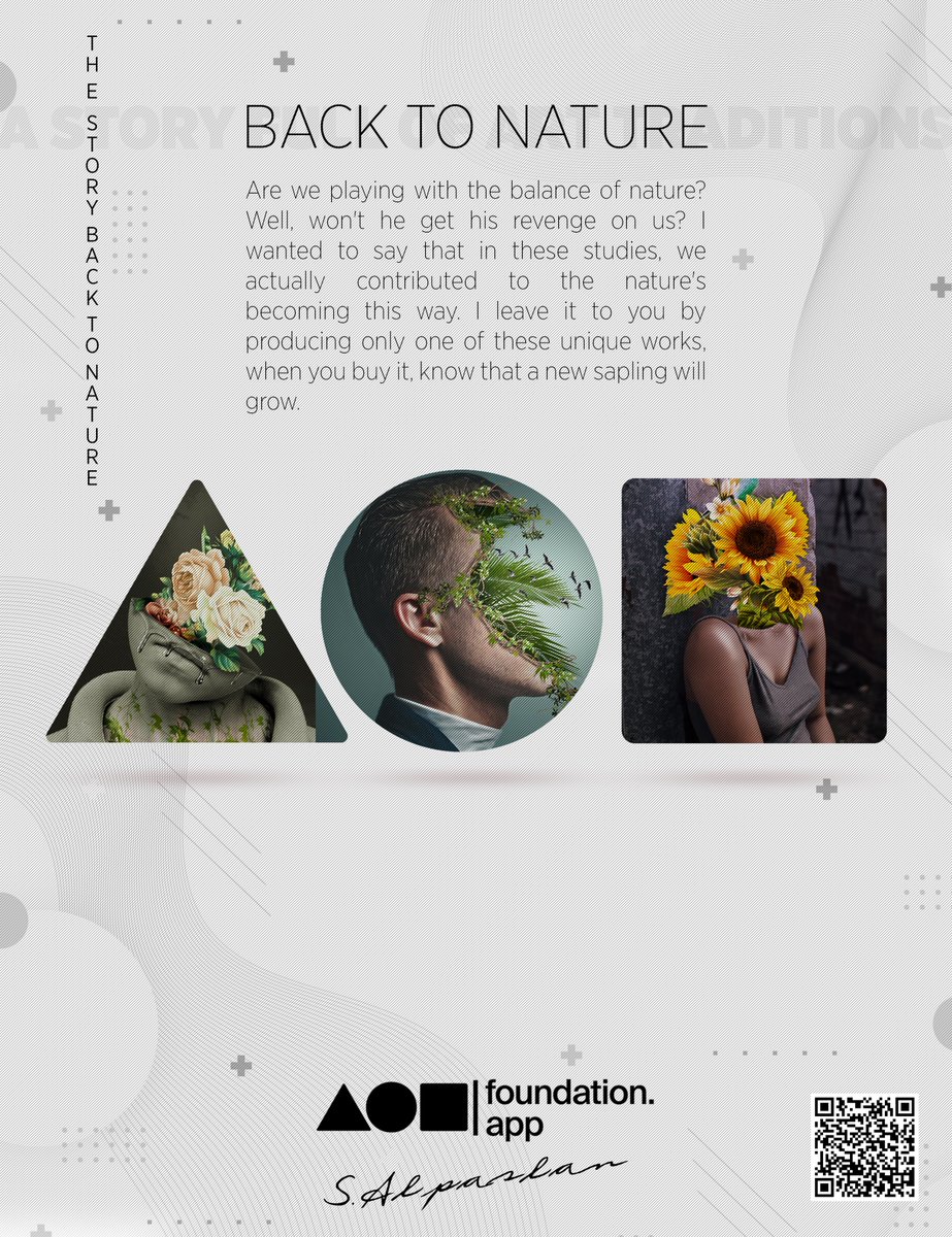 SercanALPASLAN's tweet photo. ''Back to Nature''
@foundation 
Brief information about the collection

#NFT #foundation #ntfartist #NFTCommmunity https://t.co/MgQc7UbcZd