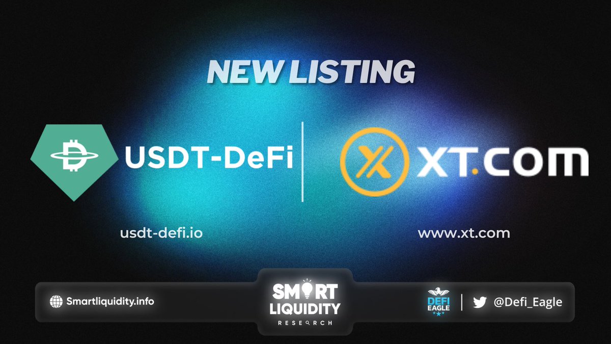 Defi_Eagle's tweet photo. 🌐The word’s first social infused exchange, @XTExchange announced new listing of @USDTDeFi.
🌐#UsdtDeFi drives Blockchain adoption by building a fully decentralized cross-chain, swap, bridge and lending protocol.
🔽INFO
https://t.co/apqQNekdwl https://t.co/c0pq2kHYap