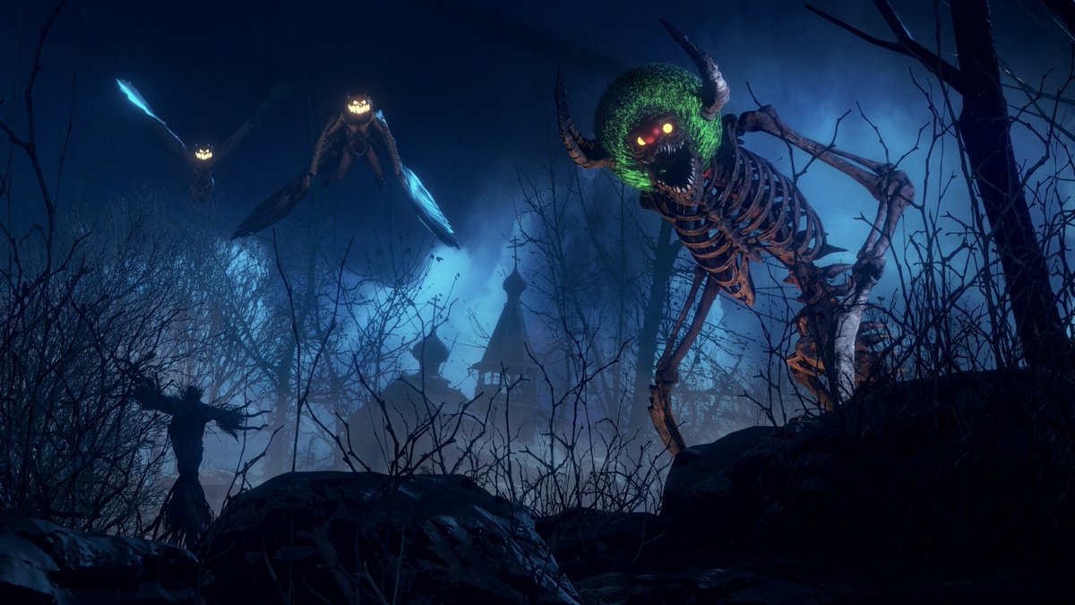 SeriousSamIAm's tweet photo. I ain't afraid of creepy skeletons or flying pumpkins. What about you? Let’s find out in Siberian Mayhem during a Spooky event this Halloween.

Attaching a 30% discount on Steam for all brave souls... and everyone else. https://t.co/CN0uvr91JN