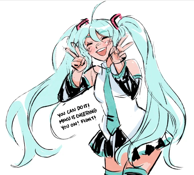 left my ipad at home but i NEED to draw so i walked into an apple store and drew miku (she heals me) 
