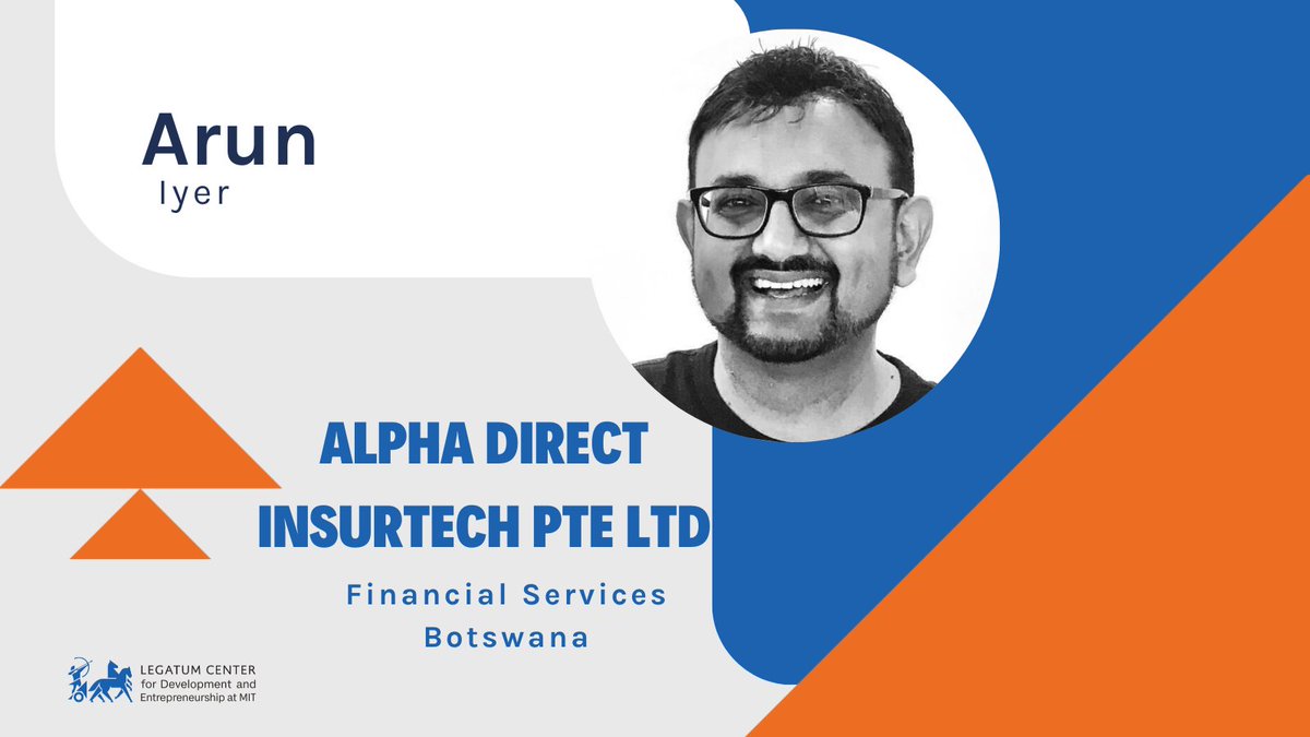 MITKuoSharper's tweet photo. Introducing @aruniyerthinks, founder of @alphadirectlive, which delivers simple, accessible and affordable insurance to the African middle class. Arun read @warrenbuffet's biography at age 9, and became interested in investing.

#MeetTheFellows 
#WeAreFoundry 
#FoundryFellows22 https://t.co/emioKSNaGl