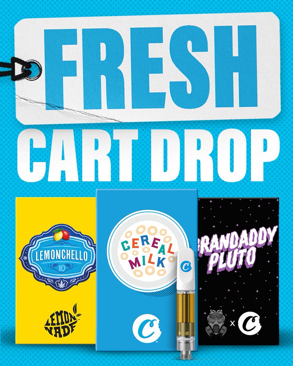 CookiesJersey's tweet photo. FRESH CART D R O P 🍋🥣👽💨  @cookiesglobal @gagecannabisco #CookiesNewJersey https://t.co/MJWiJKHXgu