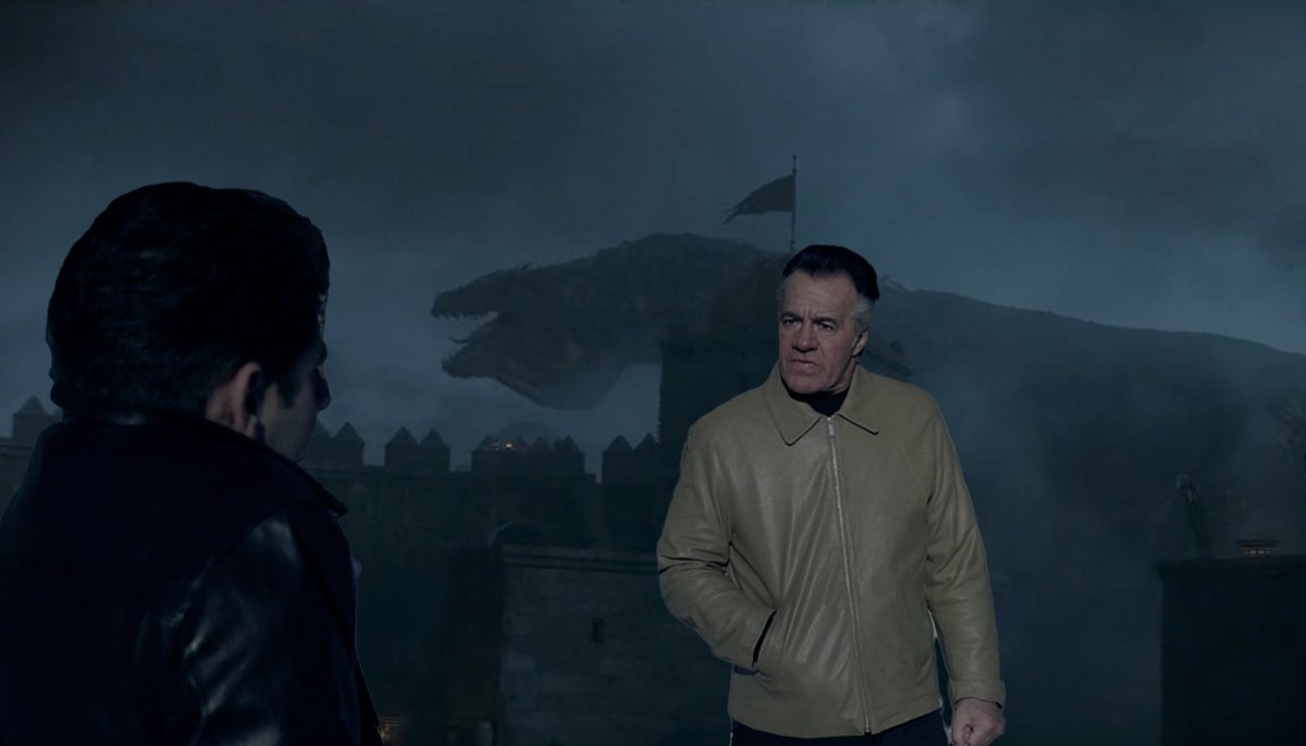 Chris: "The Targaryans? They're not all bad."

Paulie: "How 'bout The Dance of The Dragons? Cocksuckers moved dragons into Storm's End, pointed them right at us."

Chris: "That was real? I read that book, I thought it was bullshit..."