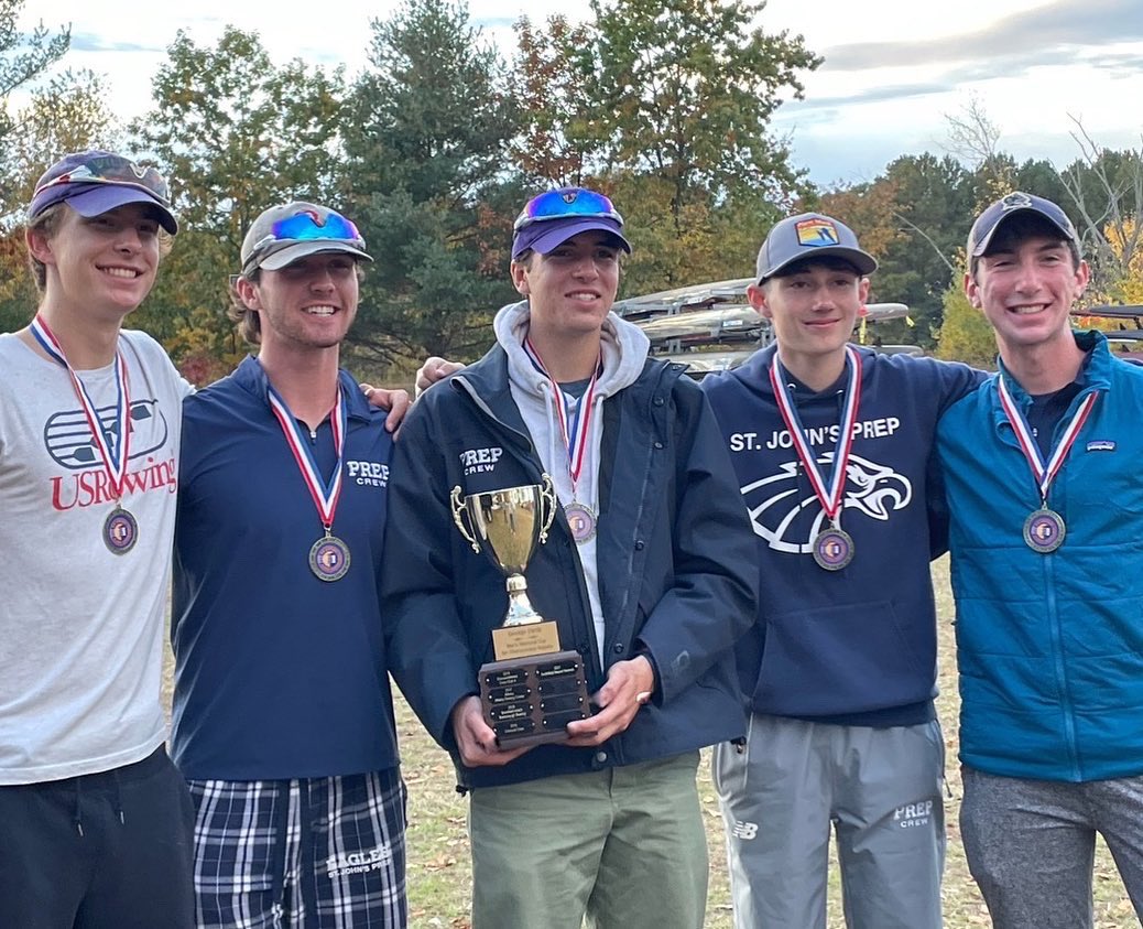 sjpathletics's tweet photo. The SJP crew team had a fantastic fall season and what a way to finish with a terrific performance at the Head of the Charles! Great work this season by all athletes and coaches #GoEagles @sjp_crew https://t.co/470wzWmjDJ