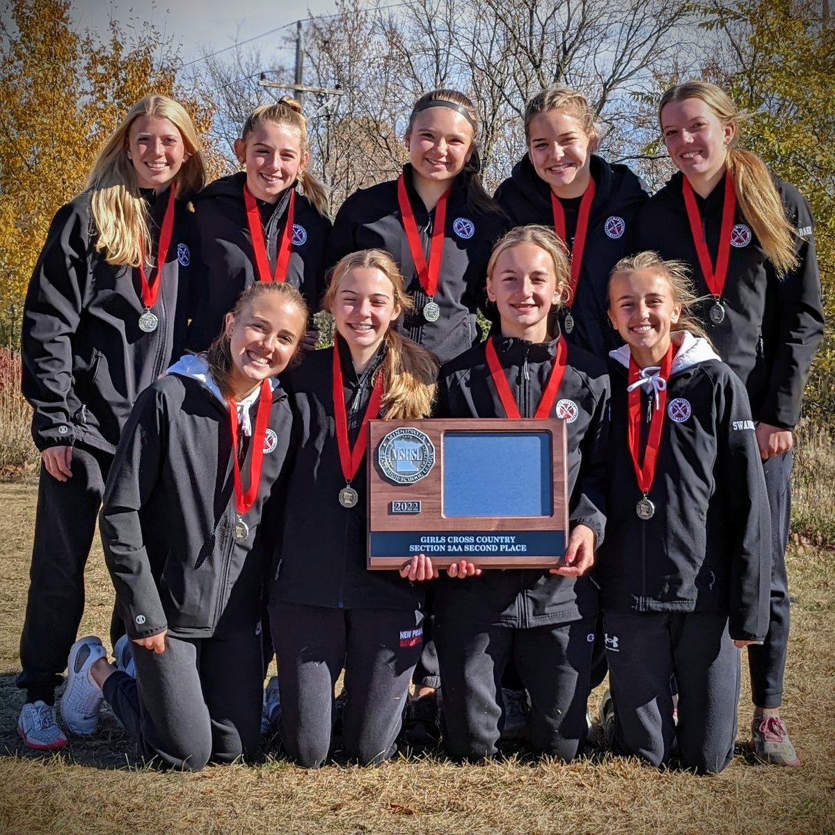 NPTrojanXCTF's tweet photo. Congratulations to the girls team for placing 2nd in the Section 2AA race and qualifying for the State Meet on Saturday, November 5th! https://t.co/h2knRNo7yr