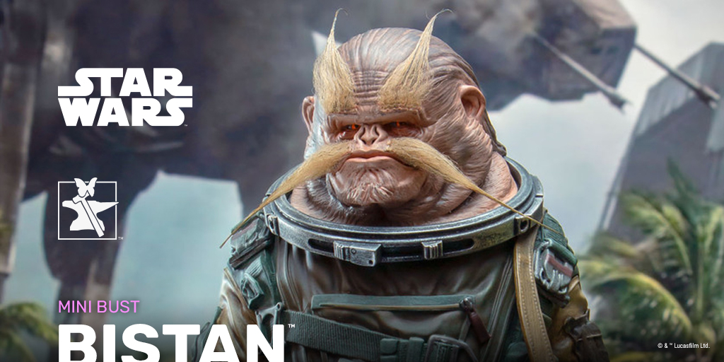 GentleGiantLTD's tweet photo. Alien soldier, Bistan™ makes the perfect addition to any galactic creature display! Now 20% off until 11:59 PM EST! 

https://t.co/uhXlMAdTJo 

#RogueOne #AStarWarsStory #StarWars #Bistan #MiniBust https://t.co/clVbGITOPW