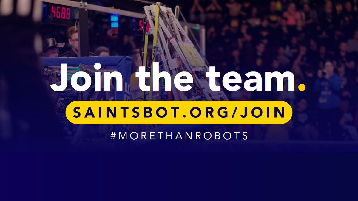 Saints Bot 4688 (@frc4688) on Twitter photo Calling all <a href="/SteAnneCHS/">Ste. Anne CHS</a> students interested in robotics, STEM, business, technology, and more!
We will be hosting our first meeting of the year this upcoming Tuesday, Nov. 1st after school. Join us to see what the team is all about and be a part of a team that is #morethanrobots Calling all <a href="/SteAnneCHS/">Ste. Anne CHS</a> students interested in robotics, STEM, business, technology, and more!
We will be hosting our first meeting of the year this upcoming Tuesday, Nov. 1st after school. Join us to see what the team is all about and be a part of a team that is #morethanrobots
