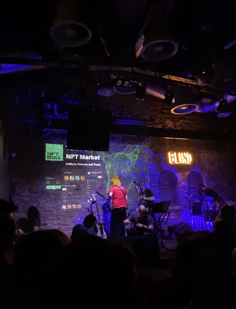 nftbullapp's tweet photo. We are at @rocknverse Exclusive NFT Party with amazing artists and musicians 🤘🏽 https://t.co/a08DXlUD7W