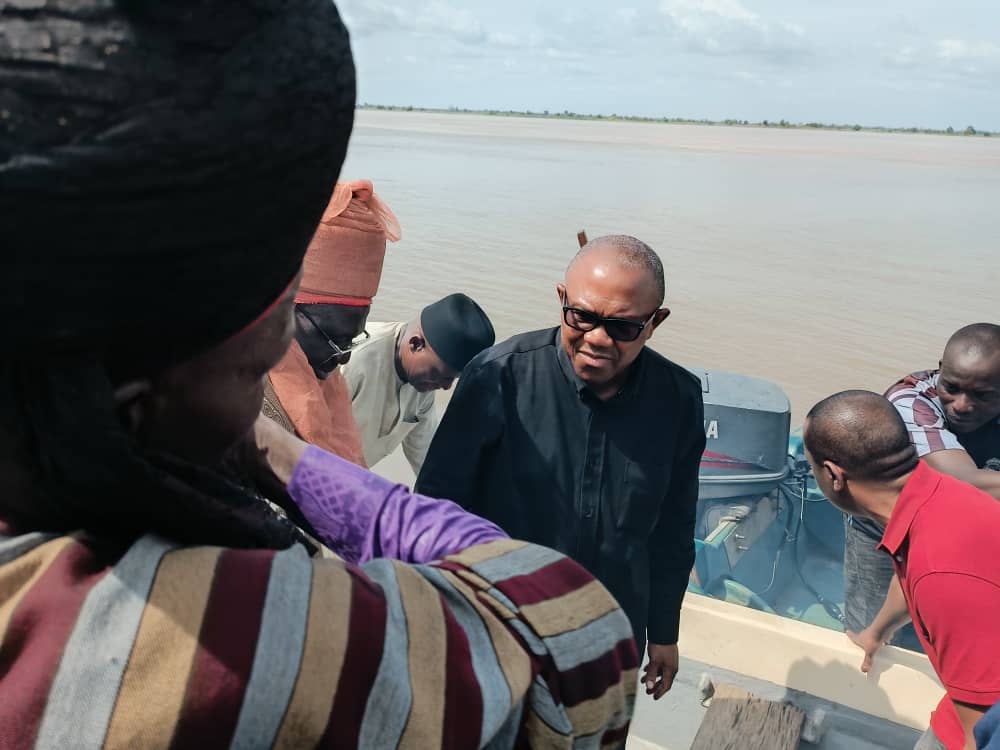 ‌Today, I was in Taraba State to assess the level of damage caused by the flood, and also to interact and sympathize with the flood victims. I reassured them of our firm support to them, especially in these challenging times. - PO