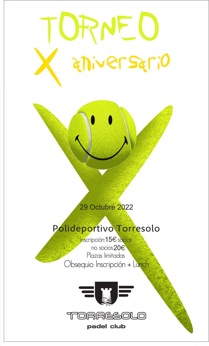 torresolopadel's tweet photo. Torresolo está de fiesta! X Torneo Aniversario de #torresolo #padel club #leioa Sábado por la tarde 🎾 https://t.co/w3pcTRt9Hu