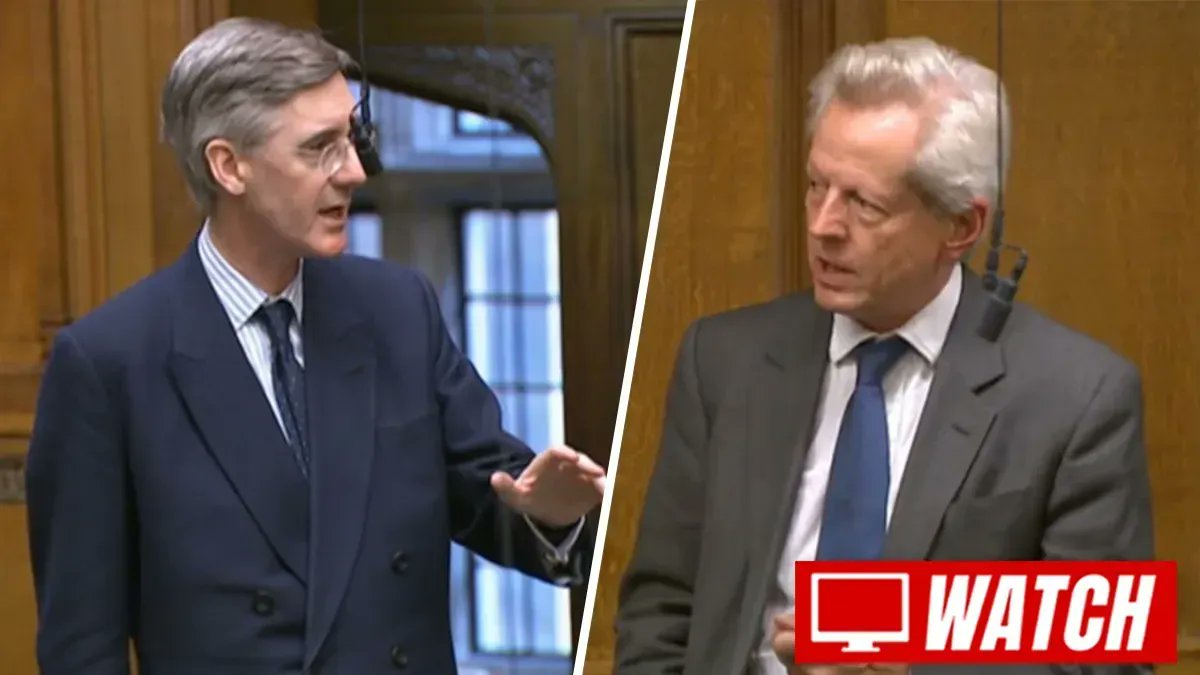 Rees-Mogg Back on Backbenches, Immediately Sparks Row with Remainer Tory MP order-order.com/2022/10/25/ree…