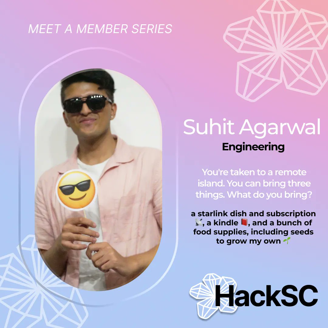 hackscofficial's tweet photo. Meet a few members of our 2022-2023 HackSC Engineering Team! This team is responsible for all things technical, including our backend administrative services and developing the tools that’ll help the event run as smoothly as possible.
#hackathon #explorepage #hacksc #usc #csatusc https://t.co/defbON8L0s