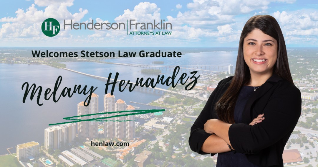 HenlawSWFL's tweet image. Sharing some good news in #SWFL, we are honored to welcome @stetsonlaw  graduate Melany Hernandez to our Business Litigation Department and Employment Law Group.

ow.ly/O52Z50LkIHq

#swfl #law #swflhrlaw #litigation #FL