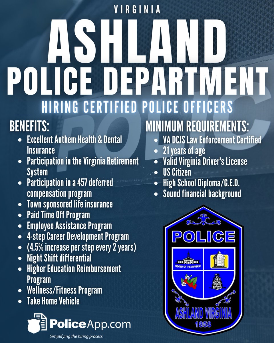 on Twitter "Ashland, Virginia Police Department Now