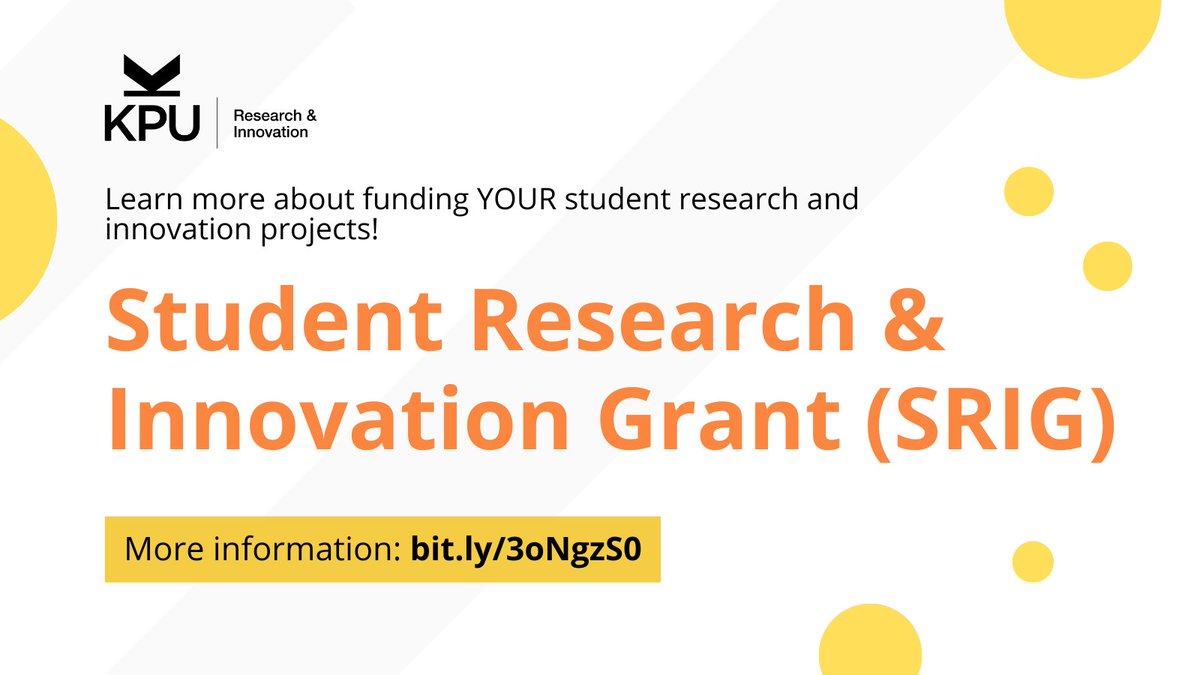 KPU Research and Innovation tweet media