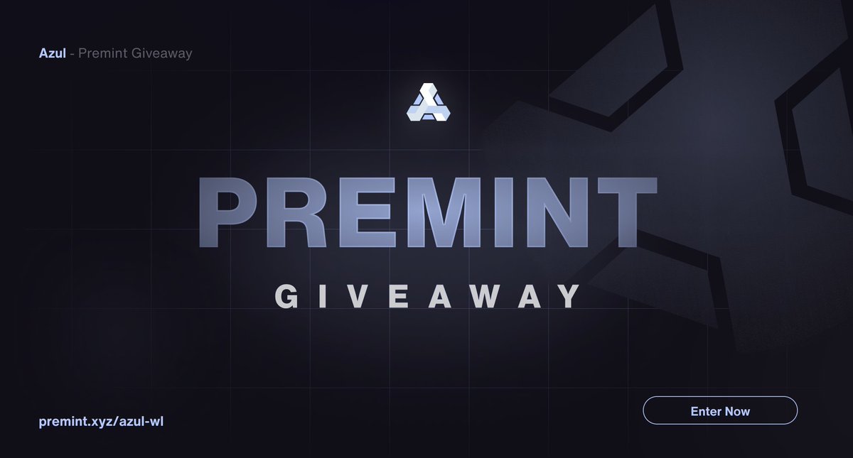 In less than 72 Hours, we open The Azul Hub...

This is your last chance to join The Hub of WEB3 innovators. The Premint Giveaway is live for 48 Hours. 

premint.xyz/azul-wl/ 👻