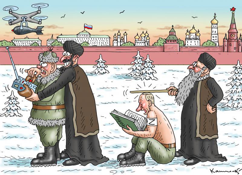 war_cartoon's tweet photo. Después de ocho meses de guerra en su propia puerta, el «segundo ejército más poderoso» del mundo ha quedado reducido a mendigar armas e instructores a #Irán.
#PutinWarCriminal https://t.co/OGN4TdVrWF