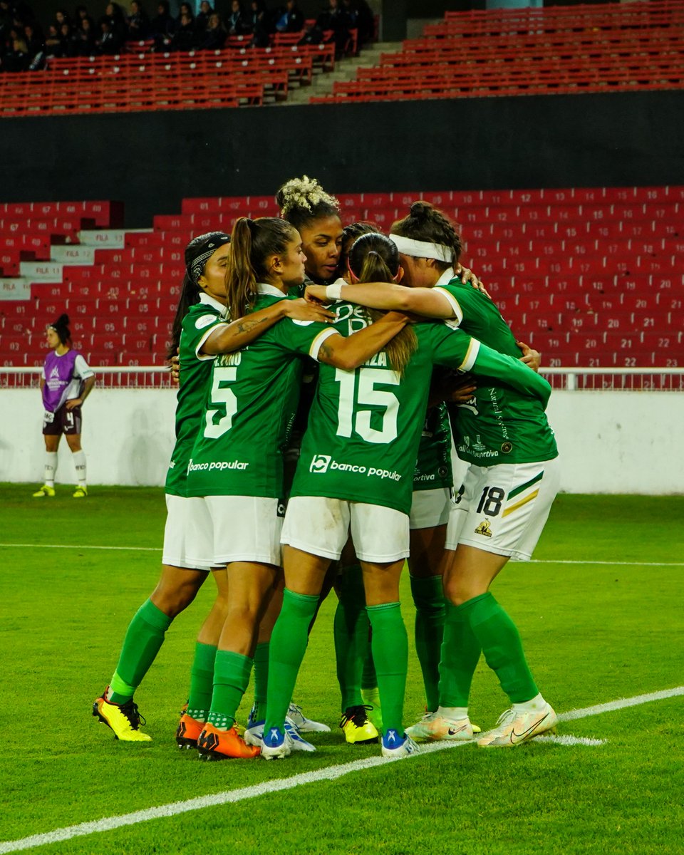 💚✊ Hoy saltaremos al campo con:

𝗖𝗢𝗥𝗔𝗭𝗢́𝗡

𝗔𝗠𝗢𝗥

𝗟𝗘𝗔𝗟𝗧𝗔𝗗

𝗜𝗡𝗧𝗘𝗚𝗥𝗜𝗗𝗔𝗗

Para seguir haciendo historia en la <a href="/LibertadoresFEM/">CONMEBOL Libertadores Femenina</a>.