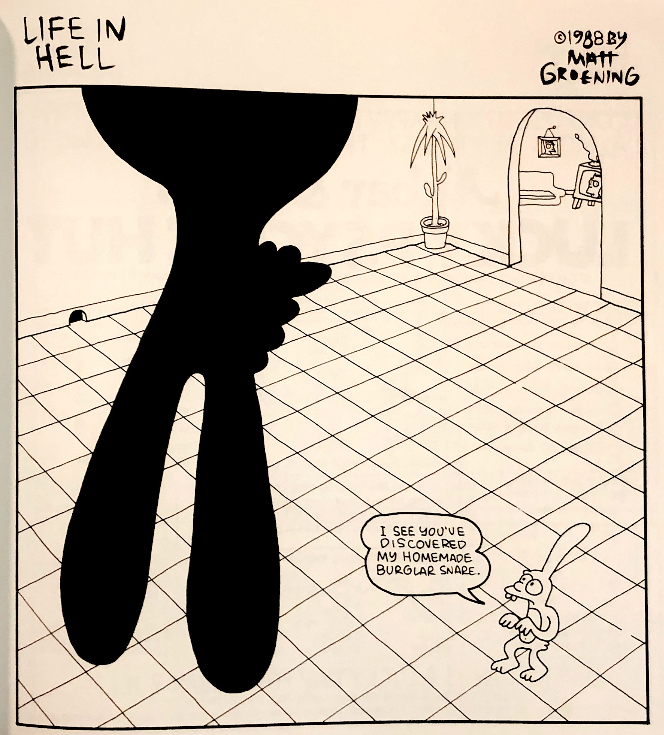 LifeInHellStrip's tweet photo. Silhouette (Snare), 1988 https://t.co/EgAEGLwWJW